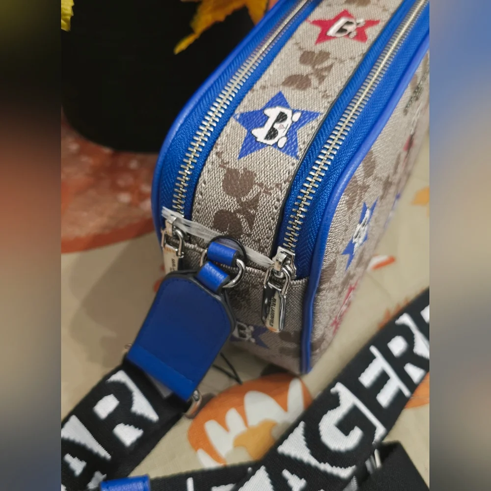 Karl Lagerfeld Star Pattern Crossbody Bag - Picture 4 of 7